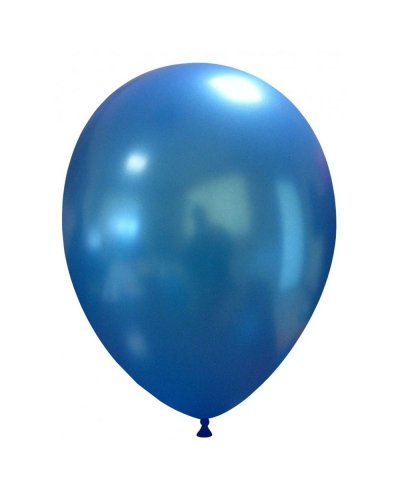 Palloncini classici 29 cm colori metallizzati Blu Scuro Metallizzato