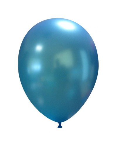 Palloncini classici 29 cm colori metallizzati Blu Chiaro Metallizzato