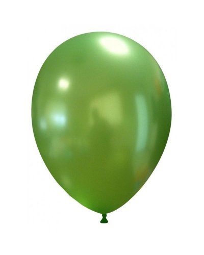Palloncini classici 29 cm colori metallizzati Verde Chiaro Metallizzato