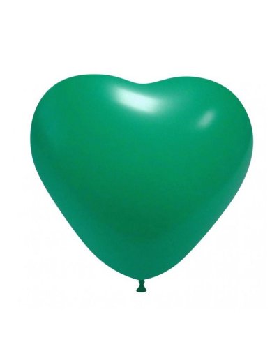 Palloncini Cuore 16 cm Verde Scuro
