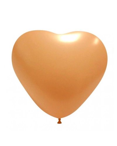 Palloncini Cuore 16 cm Pesca