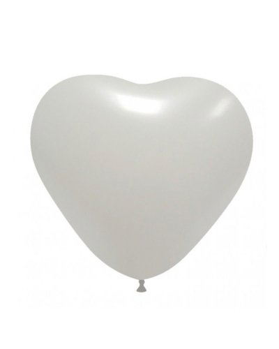 Palloncini Cuore 16 cm Bianco