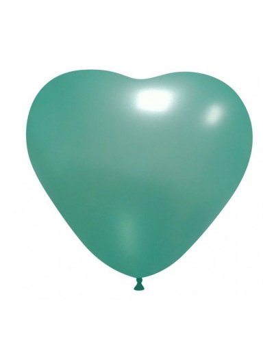 Palloncini Cuore 13.5 cm colori Metallizzati Acqua Metallizzato