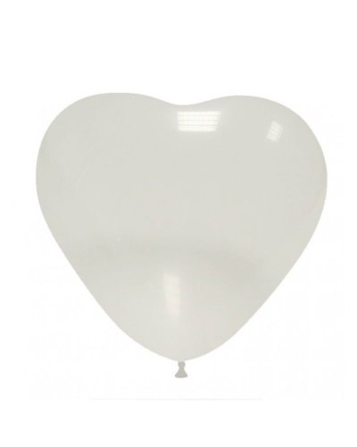 Palloncini Cuore 25 cm Trasparente
