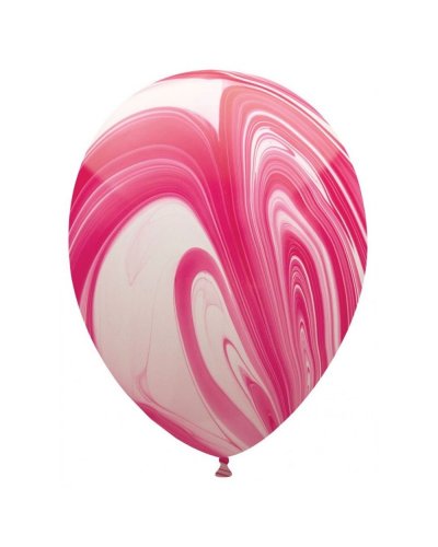 Palloncini Classici 30 cm Superagate Bianco e Rosso