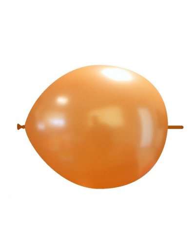 Palloncini Link Standard 14 cm colori metal Arancio Metallizzato