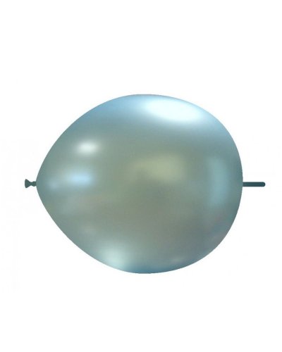 Palloncini Link Standard 14 cm colori metal Celeste Metallizzato