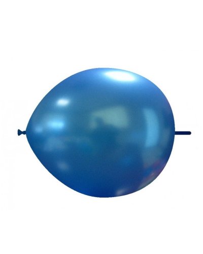 Palloncini Link Standard 14 cm colori metal Blu Scuro Metallizzato