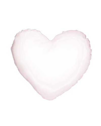 Federa a forma di cuore in cotone 40x40 Bianco