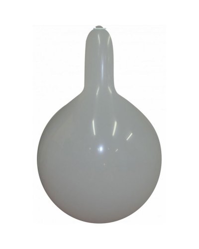 Pallone gigante 80 cm collo lungo Bianco