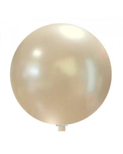 Pallone gigante rotondo 60 cm colori metallizzati Perla