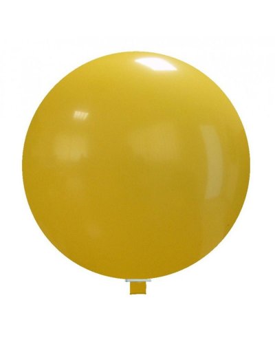 Pallone gigante rotondo 80 cm Giallo Scuro