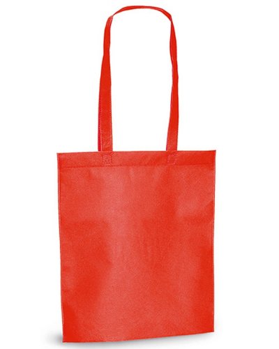 Borsa in TNT manici 75 cm in TNT Canary Rosso