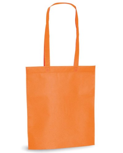 Borsa in TNT manici 75 cm in TNT Canary Arancione