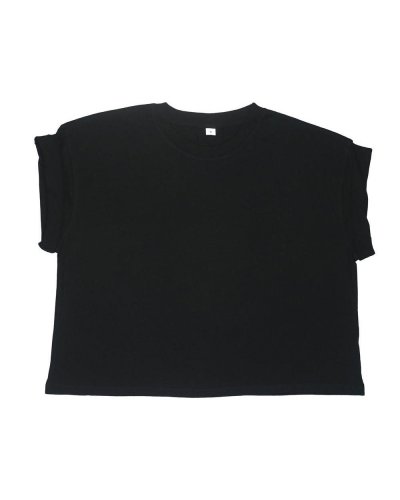 Women's Organic Crop Top T Black