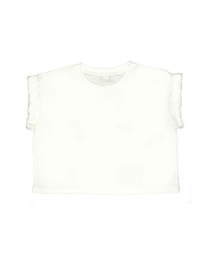 Women's Organic Crop Top T White