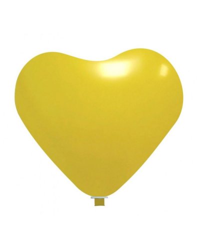 Pallone gigante Cuore 140 cm Giallo