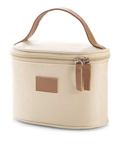Beauty case a cofanetto Beige