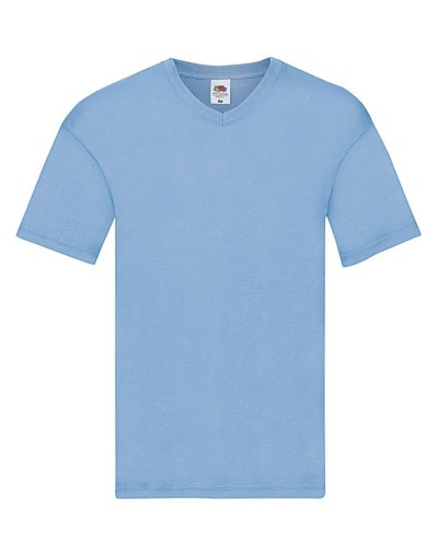 T-shirt Original scollo a V Sky blue