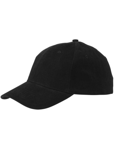 Cappellino 6 pannelli Bryson Nero