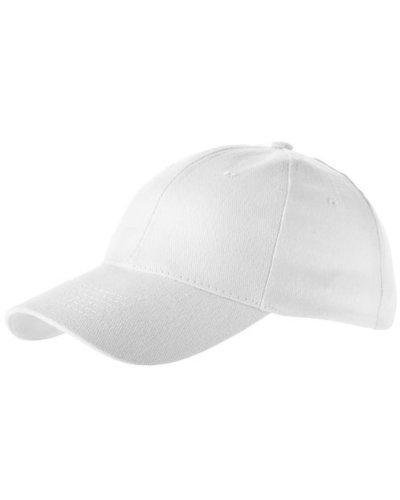 Cappellino 6 pannelli Bryson Solido Bianco