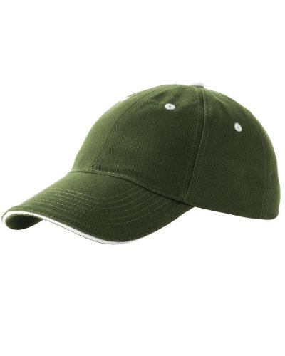 Cappellino 6 pannelli Brent Verde Militare
