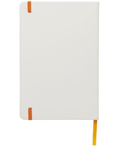 Notebook A5 Spectrum bianco con elastico colorato