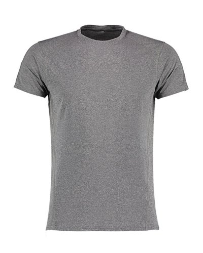 T-shirt Fashion Fit Compact Stretch  Grey Melange