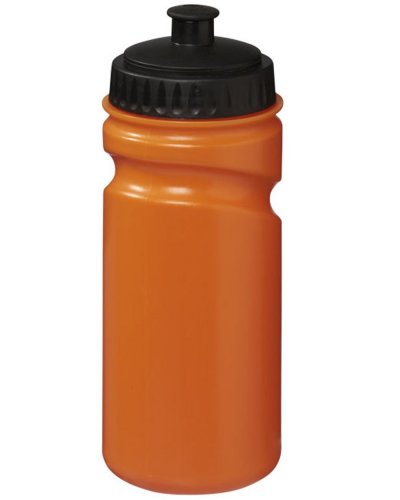 Bottiglia sport Easy Squeezy - Colorata 500 ml Nero / Arancio