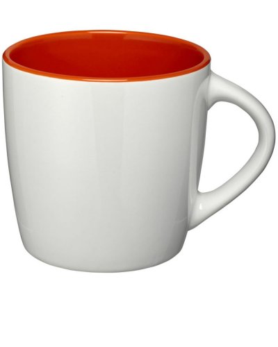 Tazza Aztec Solido bianco / Arancio