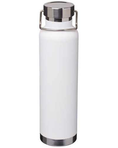 Bottiglia termica Thor rame con isolamento sottovuoto in rame 650 ml Solido Bianco
