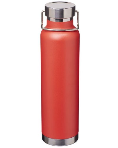 Bottiglia termica Thor rame con isolamento sottovuoto in rame 650 ml Rosso
