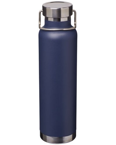 Bottiglia termica Thor rame con isolamento sottovuoto in rame 650 ml Navy