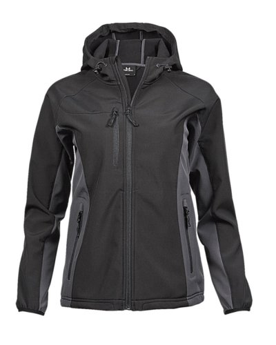 Softshell donna Hooded Lightweight Performance Black/Dark Grey