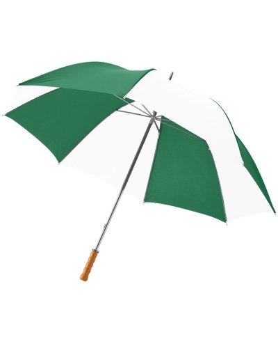 Ombrello golf Karl 30'' Verde / Solido Bianco
