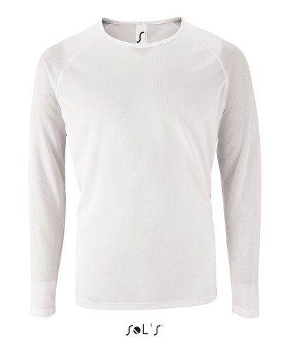 T-Shirt Sporty maniche lunghe Bianco