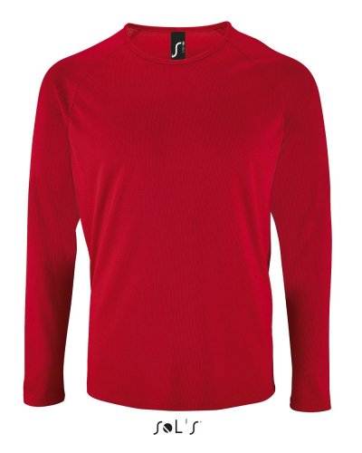 T-Shirt Sporty maniche lunghe Rosso