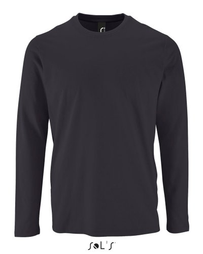 T-shirt imperial manica lunga Grigio Topo