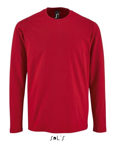 T-shirt imperial manica lunga Rosso