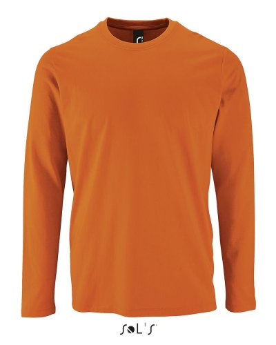 T-shirt imperial manica lunga Arancio