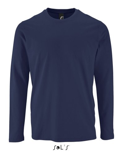 T-shirt imperial manica lunga Blu Oltremare