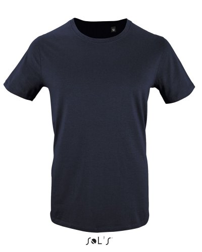 T-shirt uomo in cotone biologico Milo Men Blu Oltremare