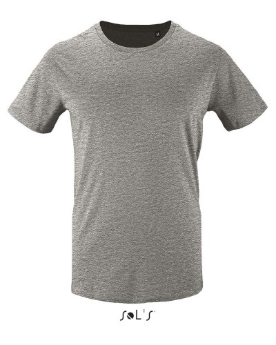 T-shirt uomo in cotone biologico Milo Men Grigio Puro