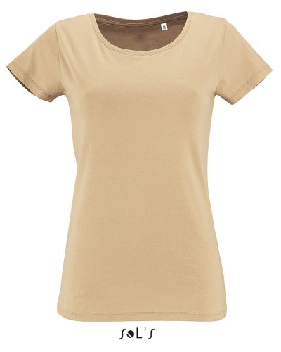 T-shirt in cotone biologico Milo Women Sabbia