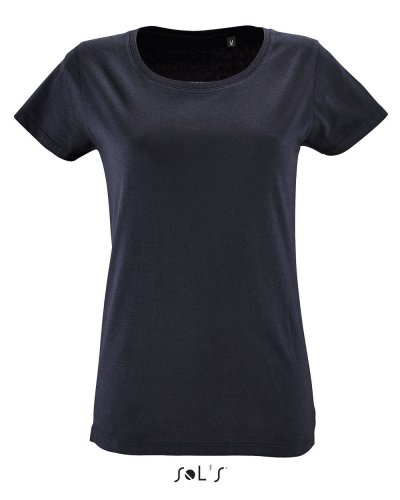 T-shirt in cotone biologico Milo Women Blu Oltremare