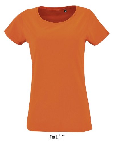 T-shirt in cotone biologico Milo Women Arancio