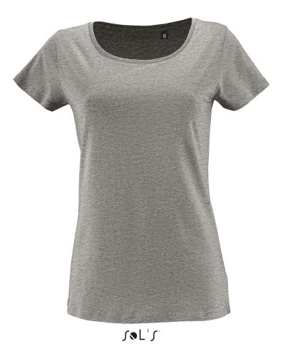 T-shirt in cotone biologico Milo Women Grigio Puro