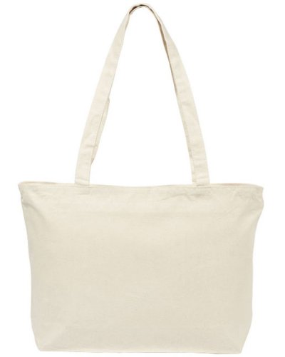 Shopper Ningbo con zip Naturale