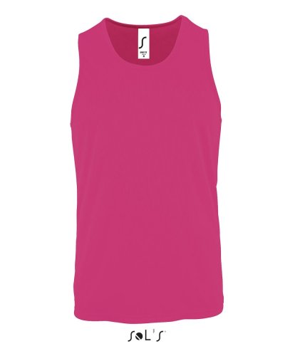 Canotta uomo Sporty TT Rosa Fluo 2