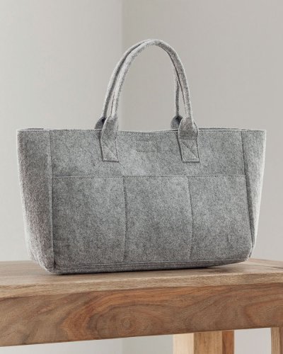Pocket Shopper in feltro Grey Melange